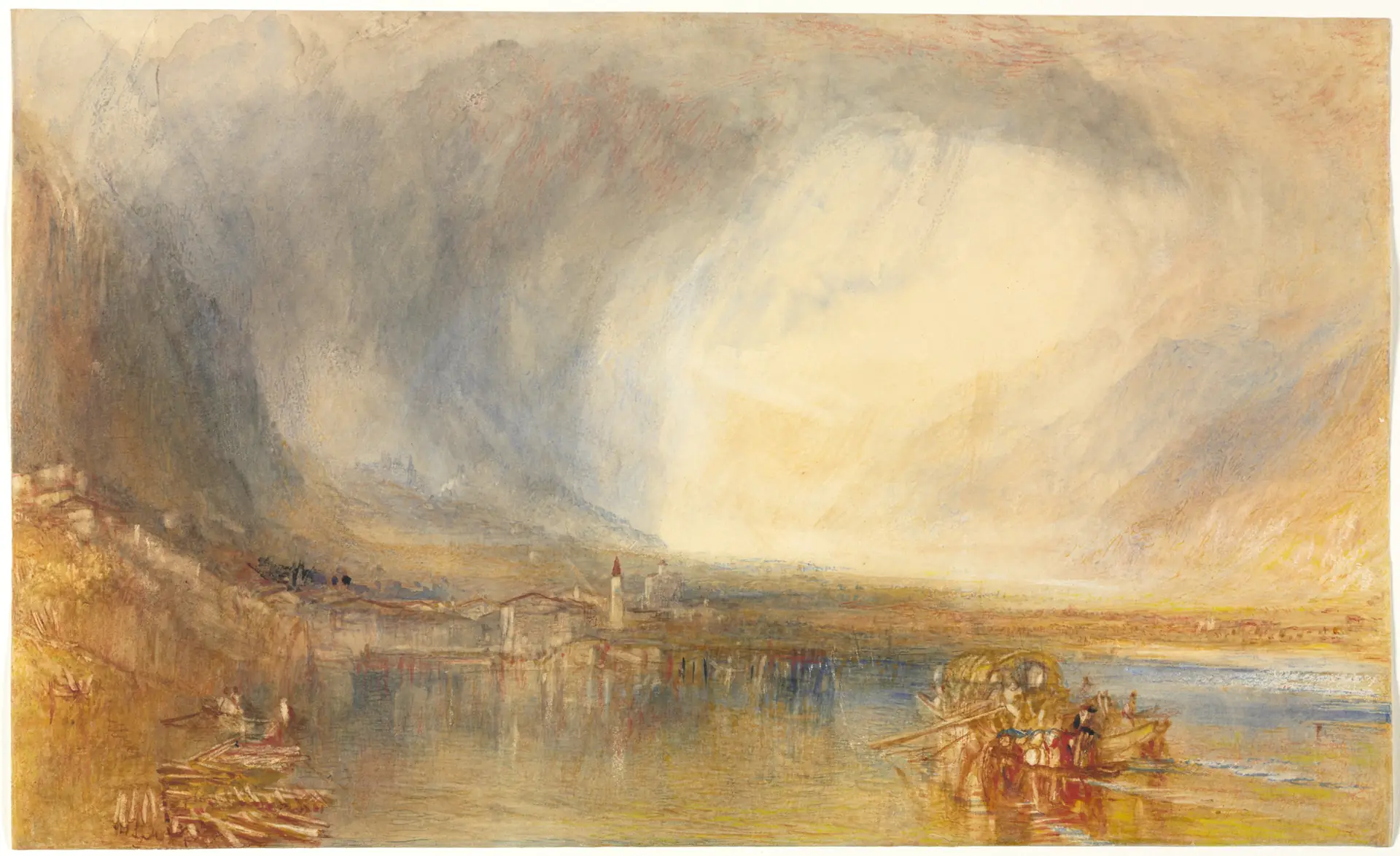 Flüelen, from the Lake of Lucerne by J. M. W. Turner