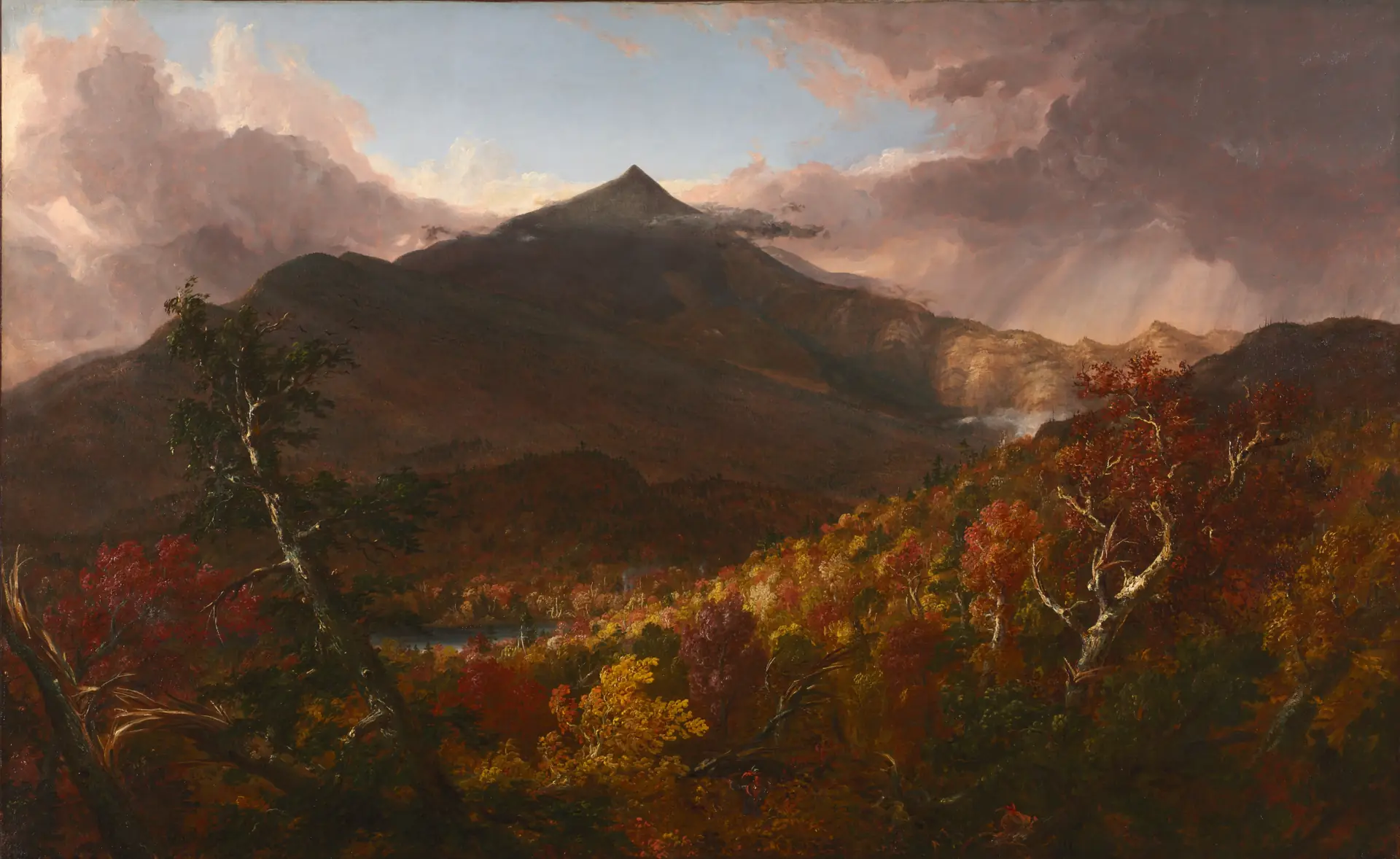 View of Schroon Mountain, Essex County, New York, After a Storm by Thomas Cole