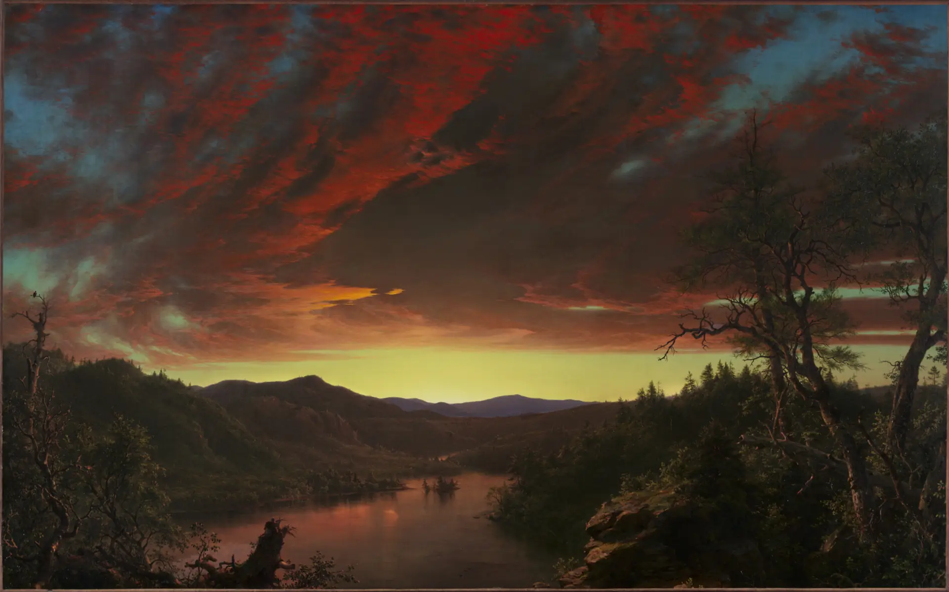 Twilight in the Wilderness by Frederic Edwin Church